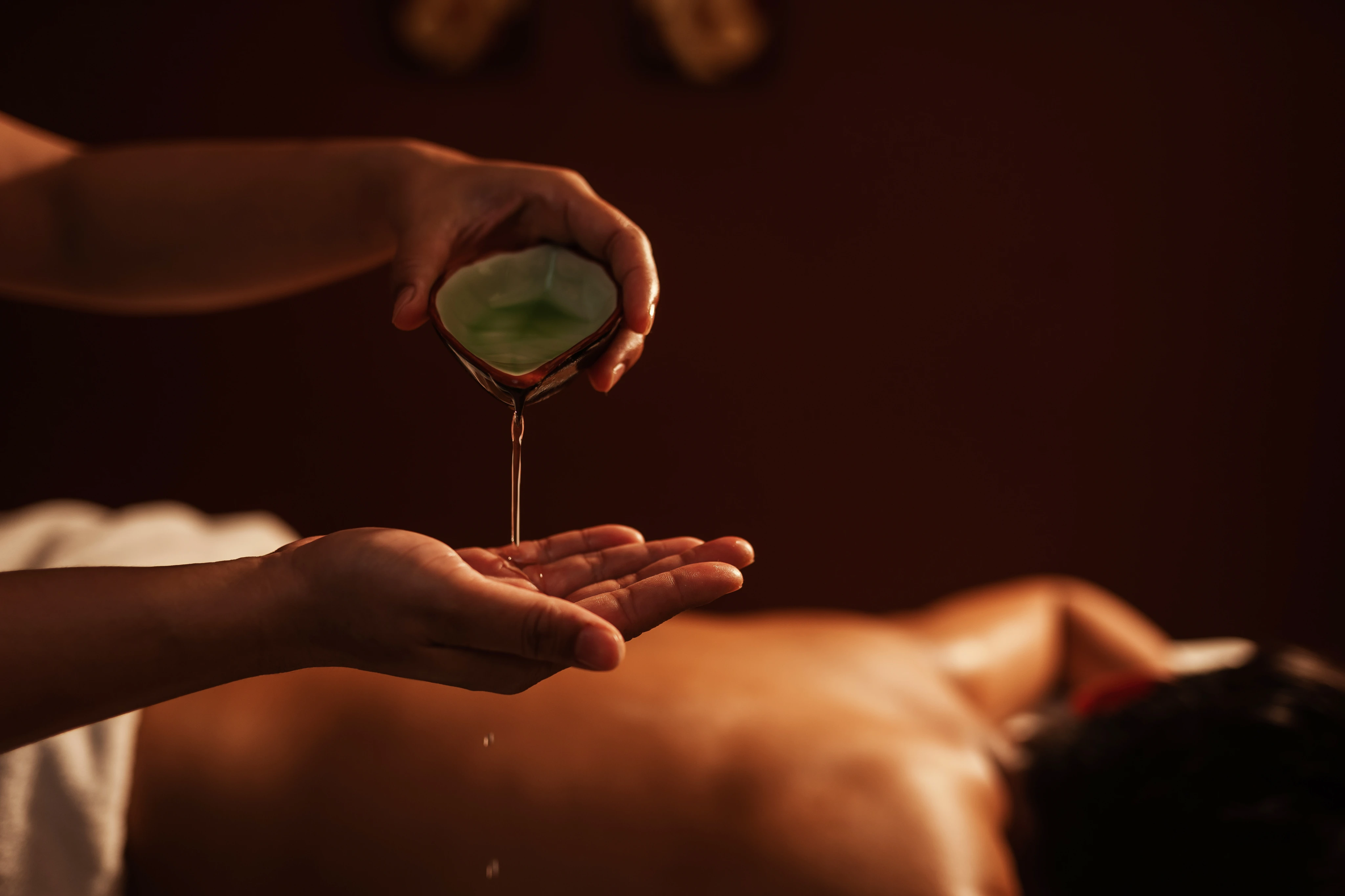 Aloe vera Massage